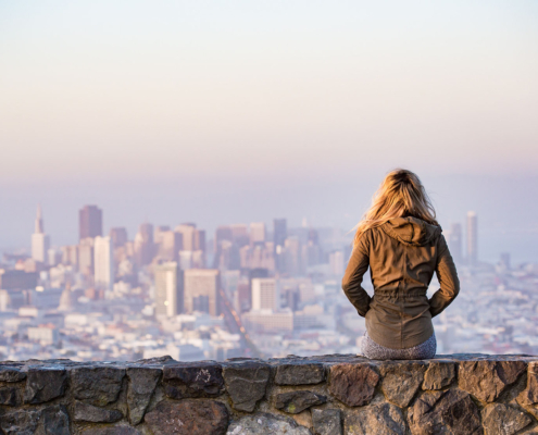 Humano ciudad paisaje px